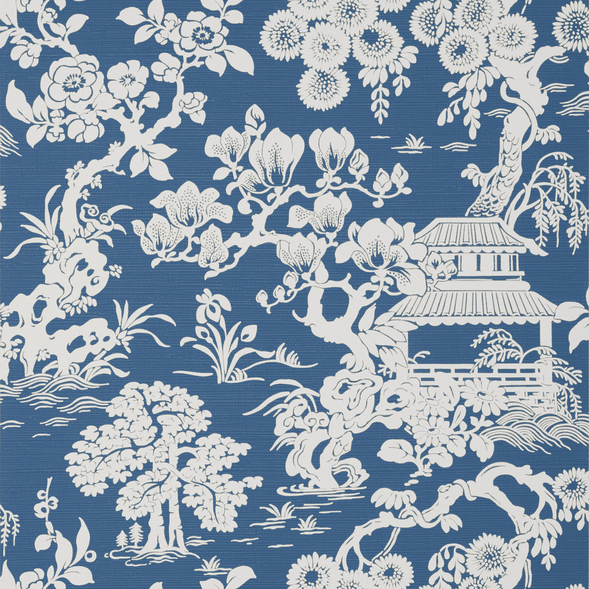 Thibaut T13306 JAPANESE GARDEN Wedgewood