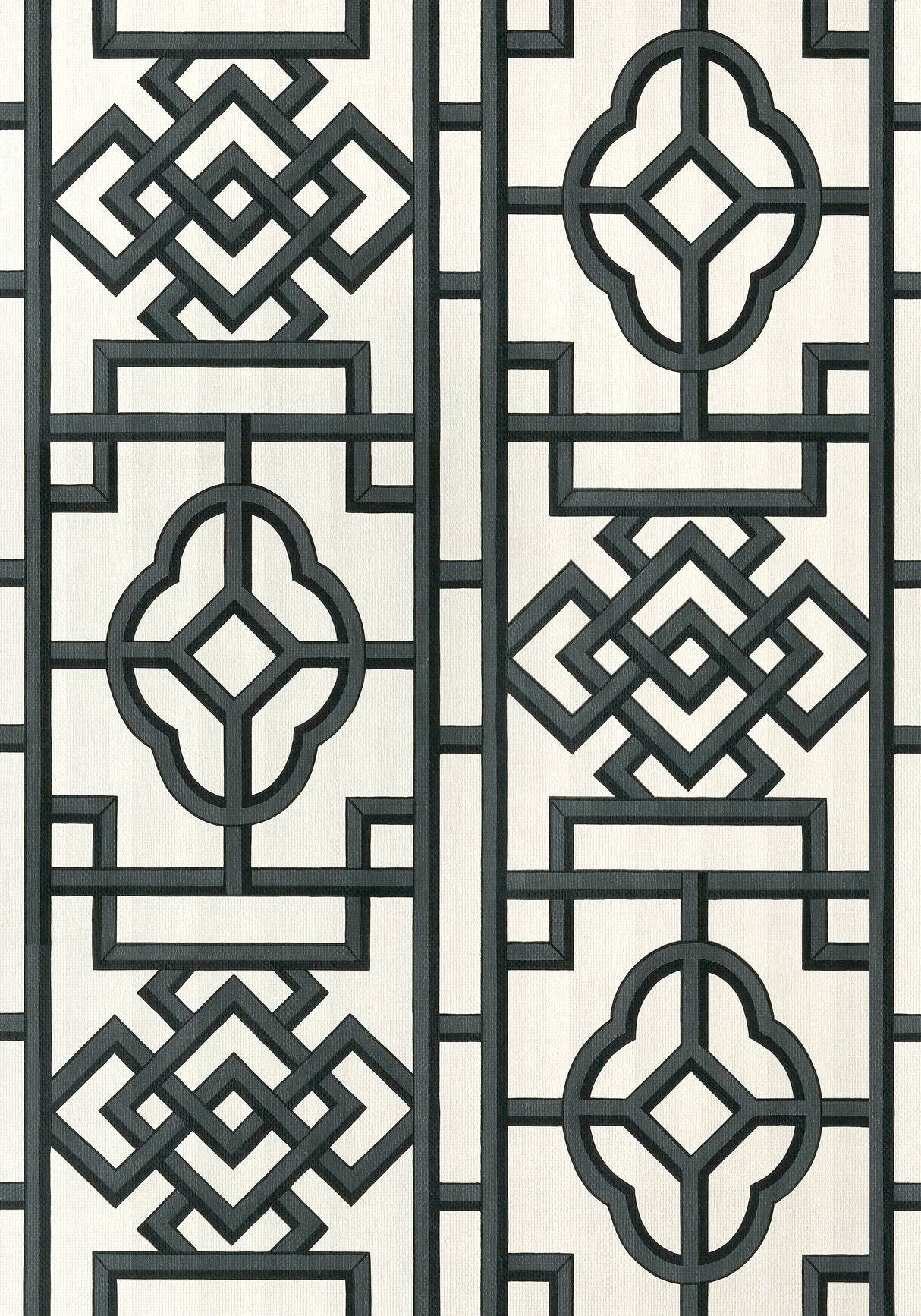 Thibaut T13315 GATEWAY Black Wallpaper