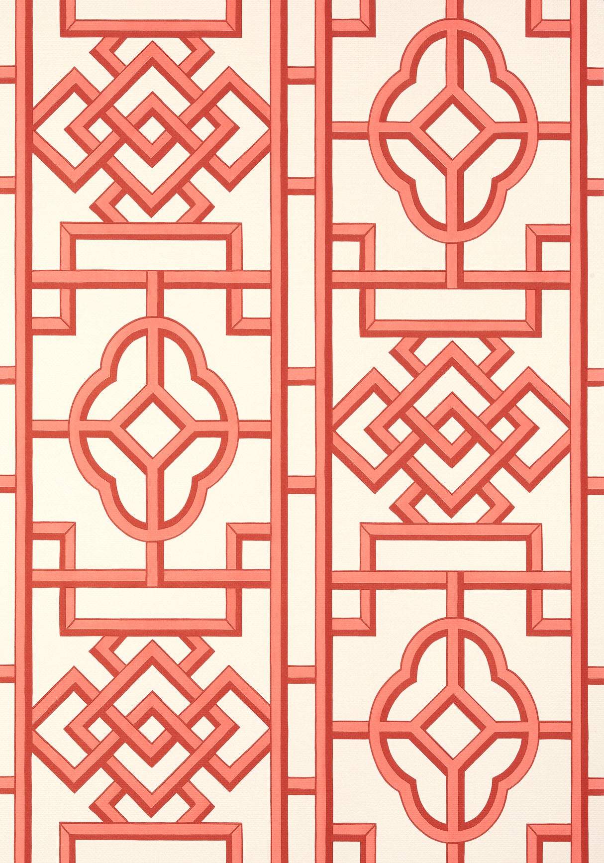 Thibaut T13316 GATEWAY Coral Wallpaper
