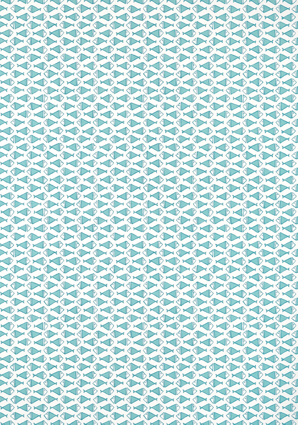 Thibaut T13326 PISCES Turquoise Wallpaper