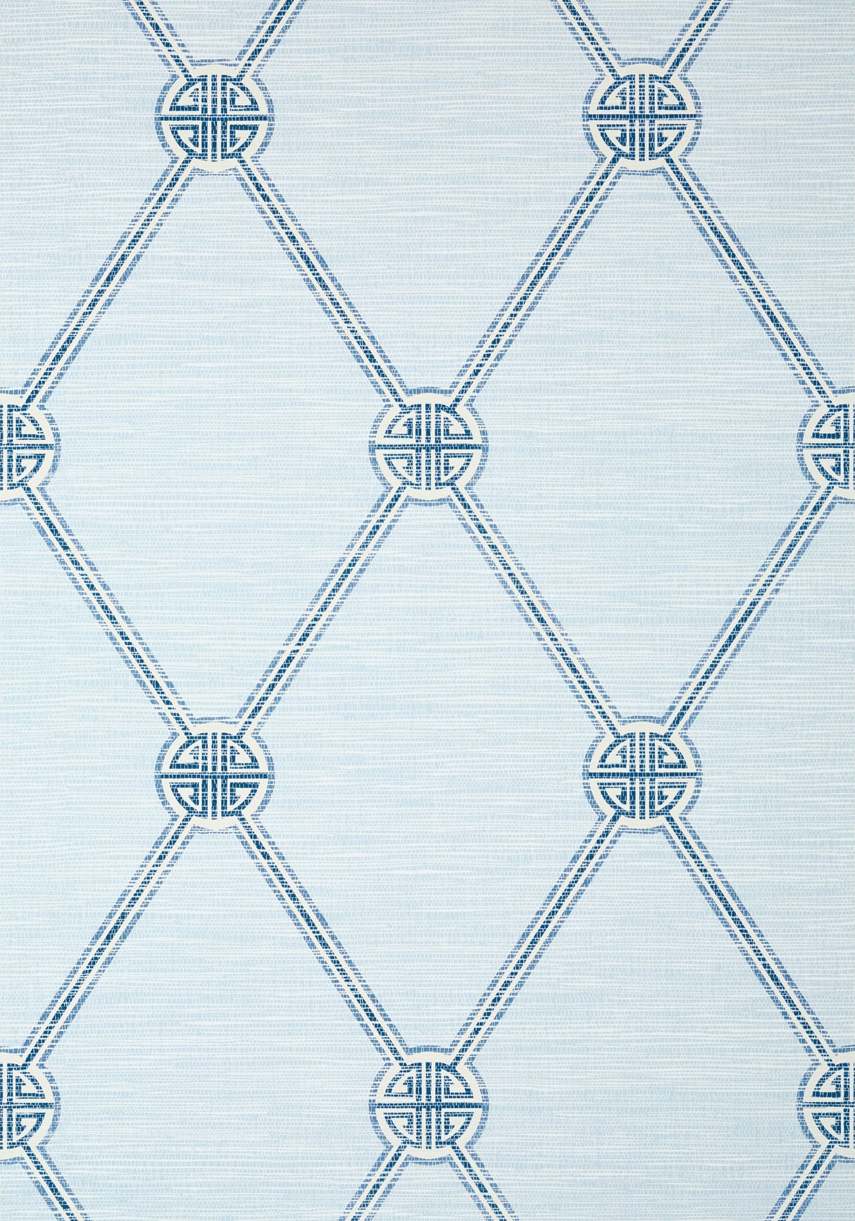 Thibaut T13350 TURNBERRY TRELLIS Spa Blue Wallpaper