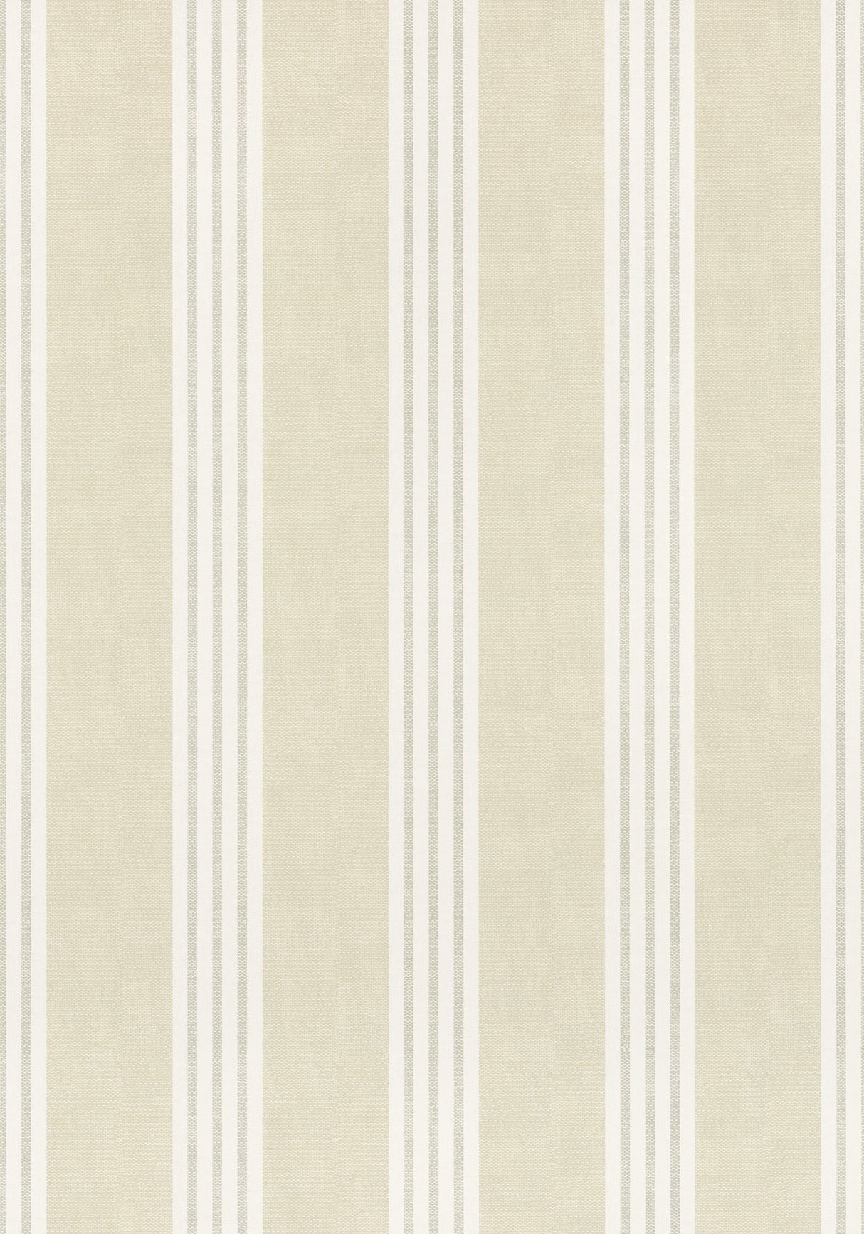 Thibaut T13356 CANVAS STRIPE Beige Wallpaper