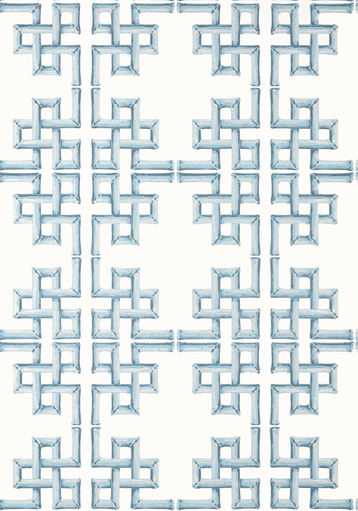 Thibaut T13902 BOCA BAMBOO Spa Blue Wallpaper