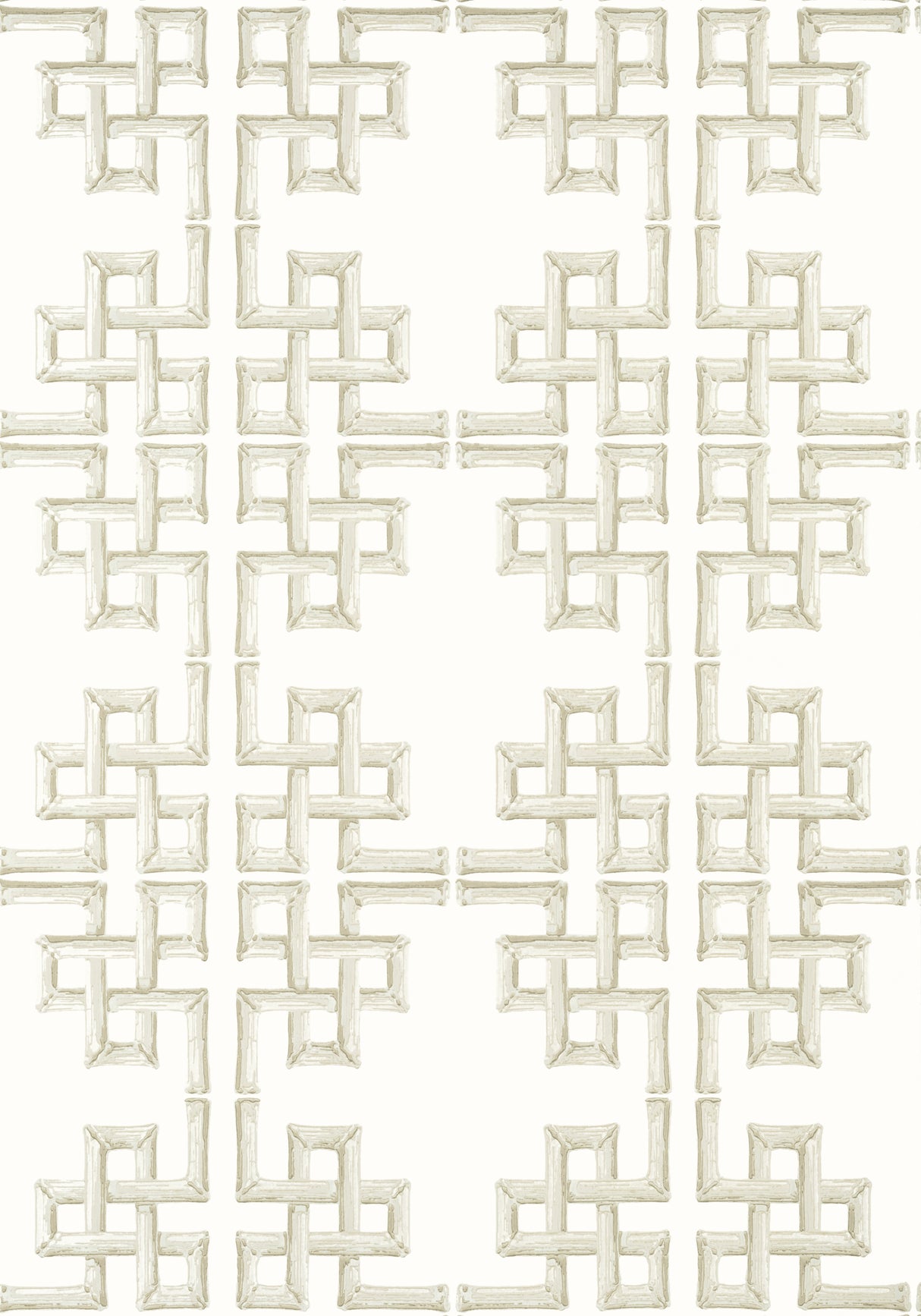 Thibaut T13905 BOCA BAMBOO Beige Wallpaper