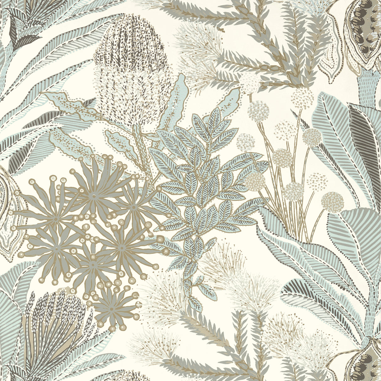 Thibaut T13924 PROTEA Neutral and Spa Blue