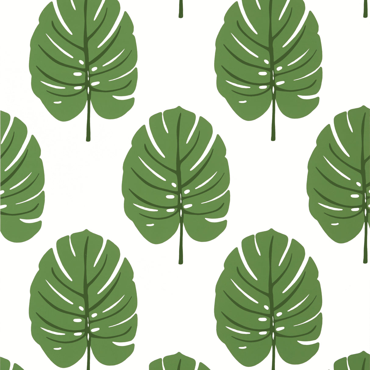 Thibaut T13952 MONSTERA Green