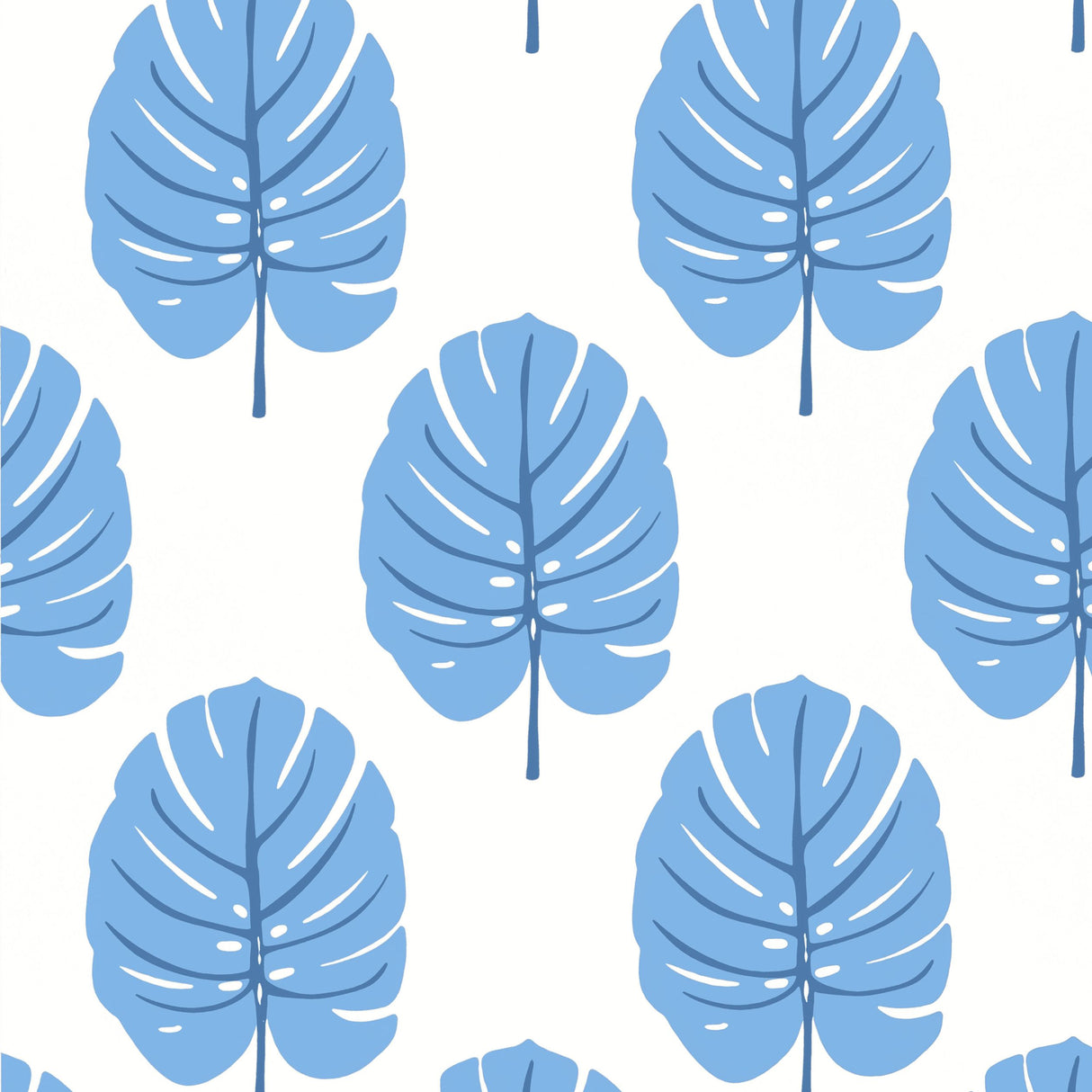 Thibaut T13953 MONSTERA Blue