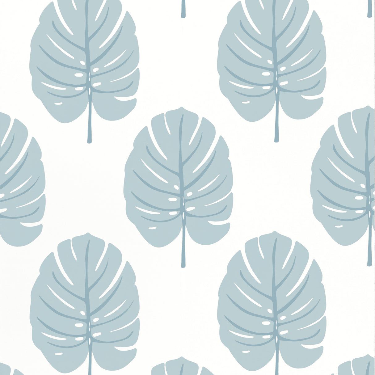 Thibaut T13954 MONSTERA Spa Blue