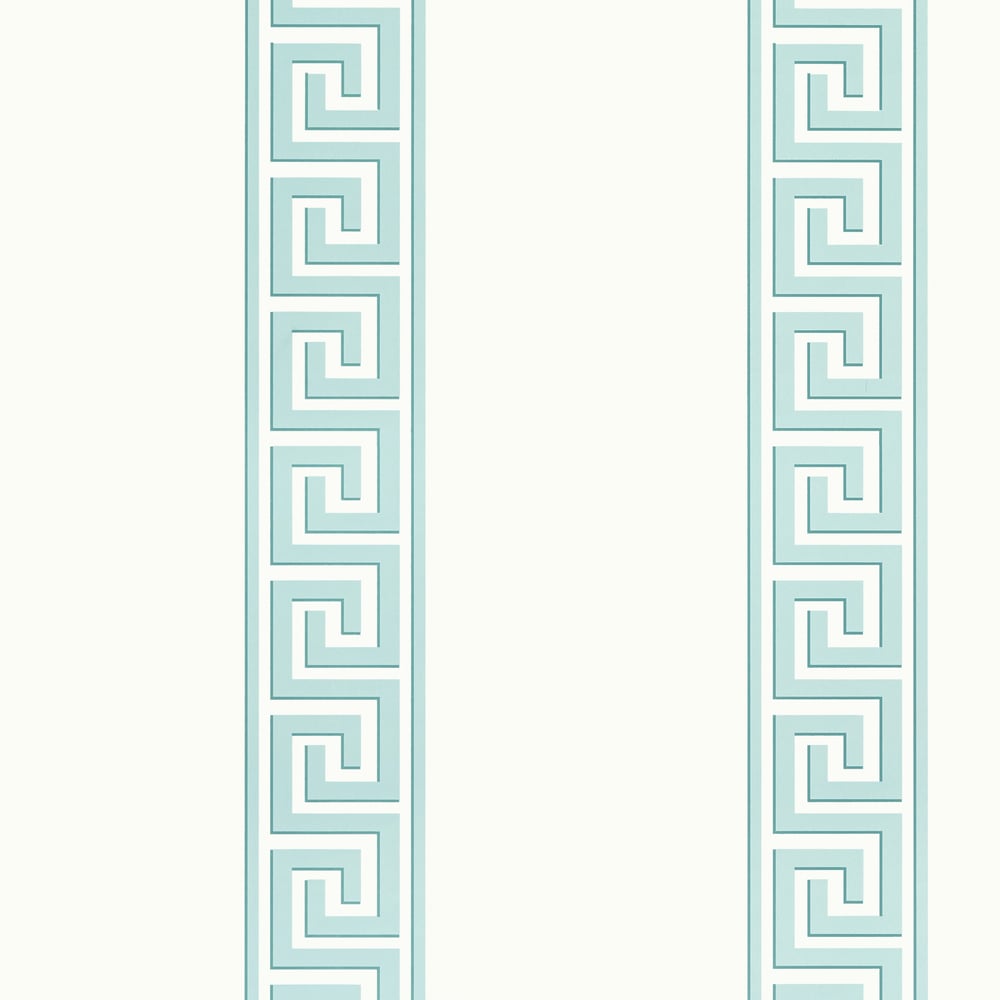Thibaut T14239 ANDREAS STRIPE Aqua Wallpaper