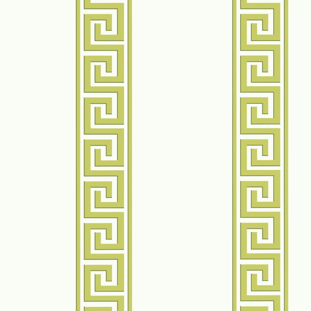 Thibaut T14240 ANDREAS STRIPE Green Wallpaper