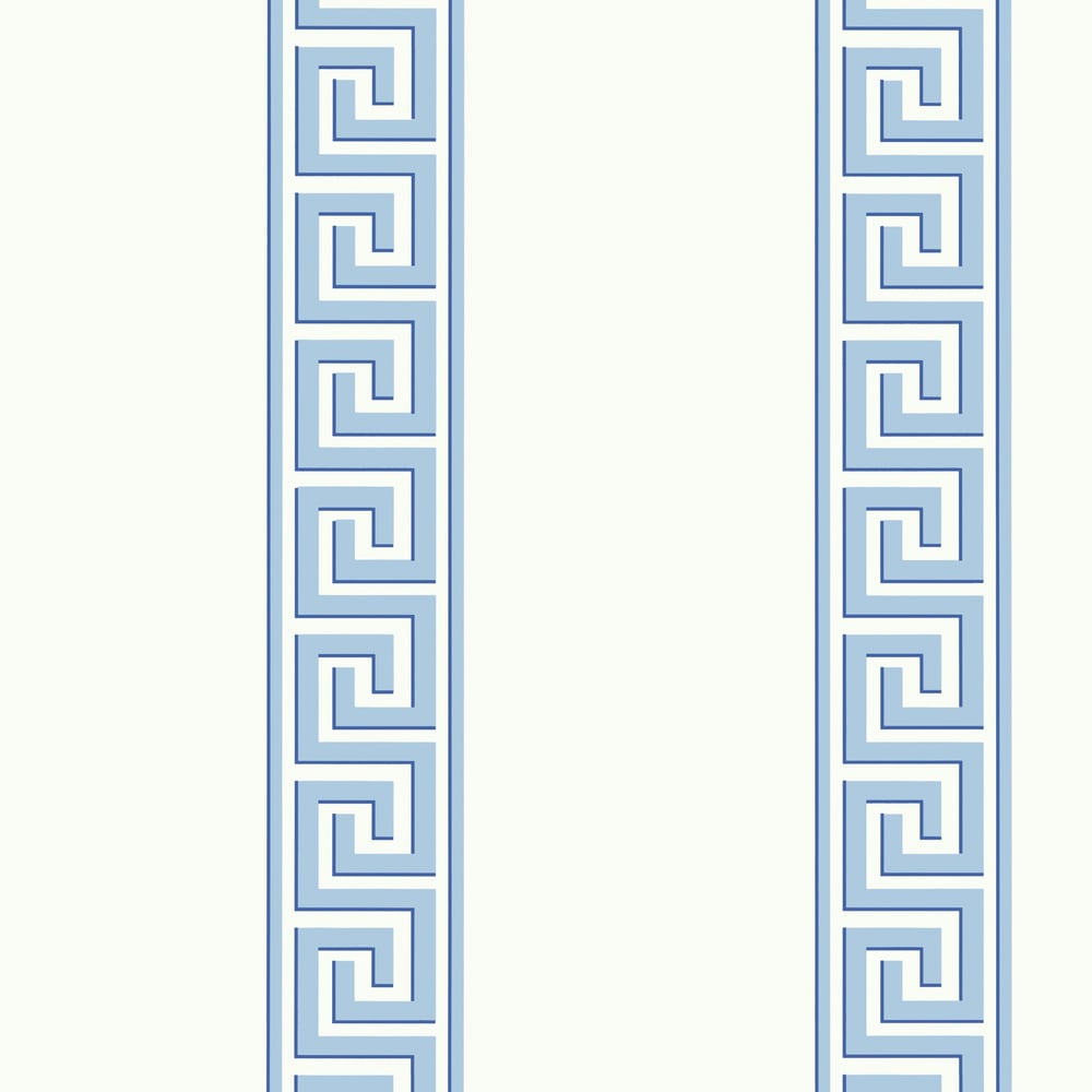 Thibaut T14241 ANDREAS STRIPE Blue Wallpaper