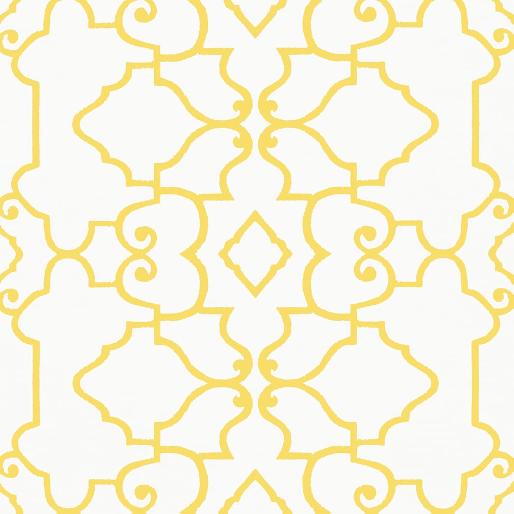 Thibaut T14254 OGDEN Yellow Wallpaper