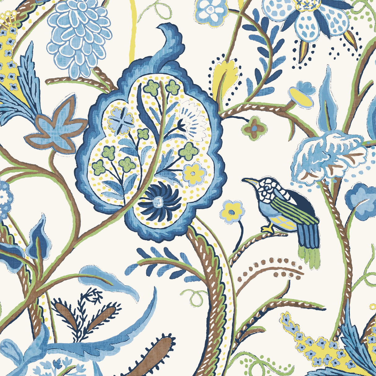 Thibaut T14300 WINDSOR Blue and Yellow