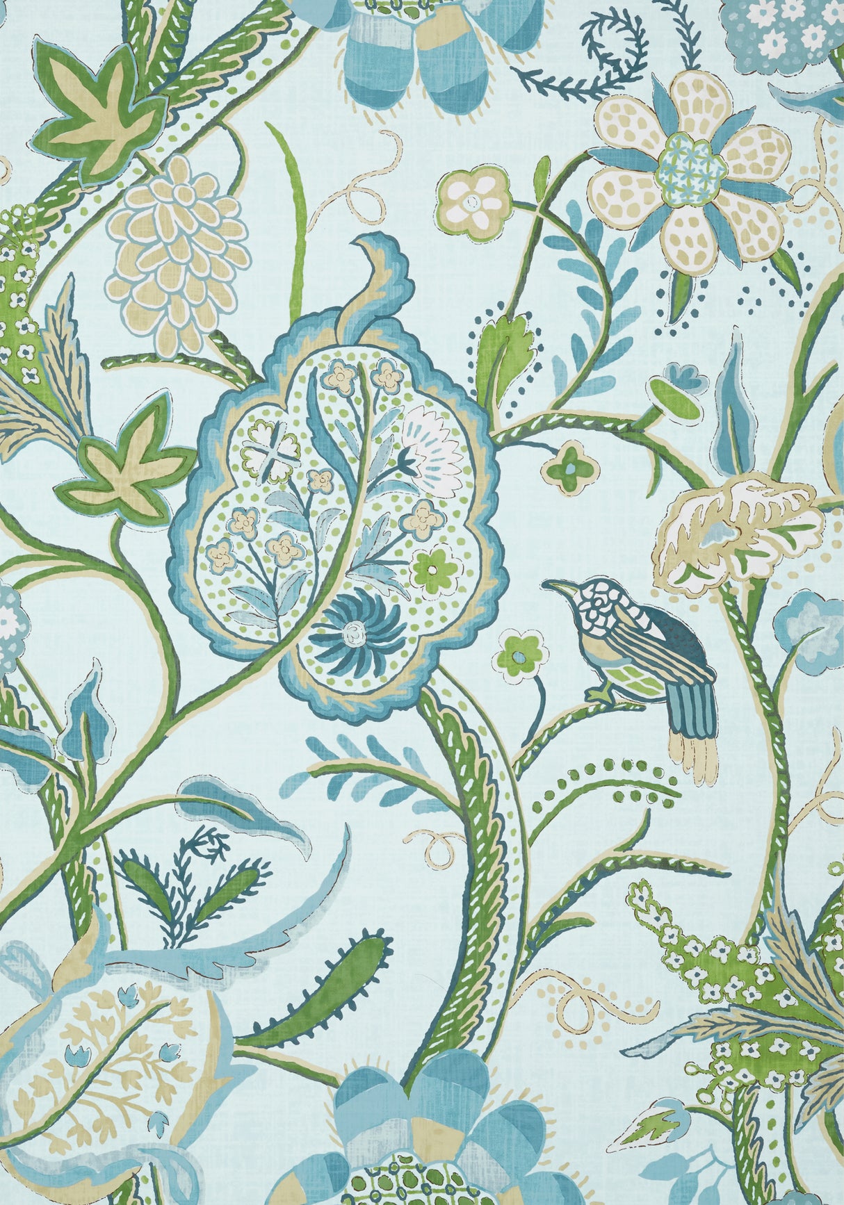 Thibaut T14304 WINDSOR Spa Blue Wallpaper