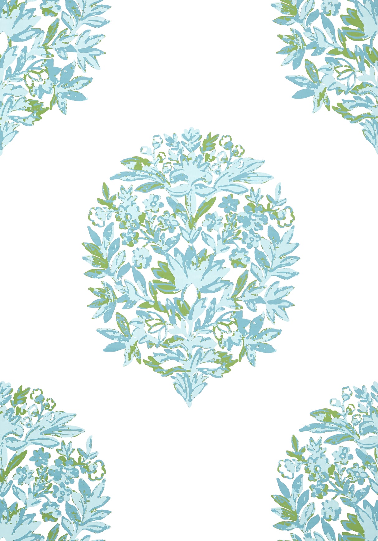 Thibaut T14323 RIDGEFIELD Green and Spa Wallpaper