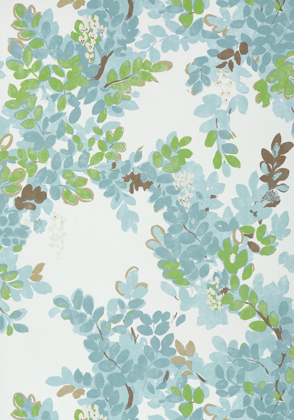 Thibaut T14335 CENTRAL PARK Spa Blue Wallpaper
