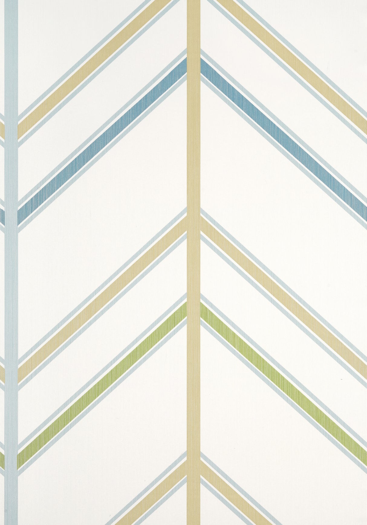 Thibaut T14357 VENTURA Beige and Spa Blue Wallpaper