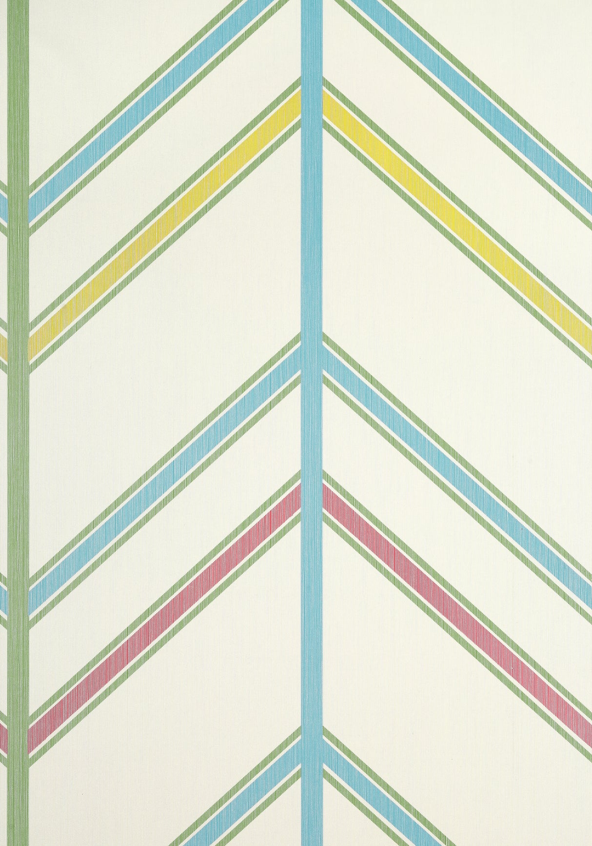 Thibaut T14358 VENTURA Pink and Green Wallpaper
