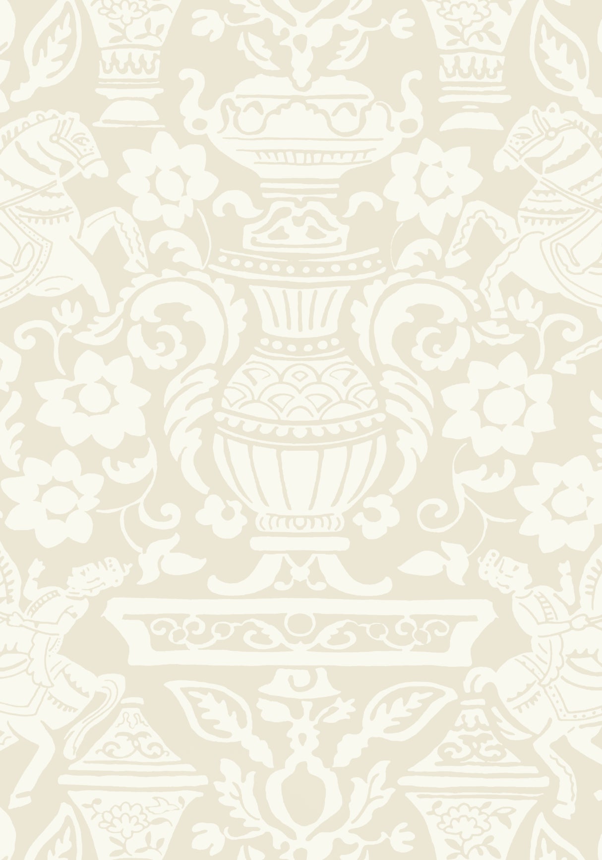 Thibaut T14363 GALWAY Beige Wallpaper
