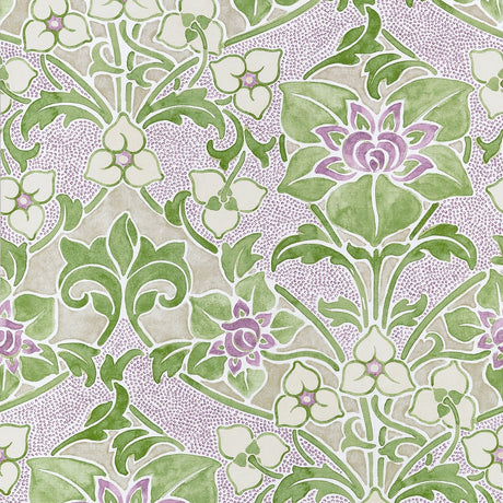 Thibaut WOODFORD T14603 in Lilac Wallpaper - FAIRHAVEN