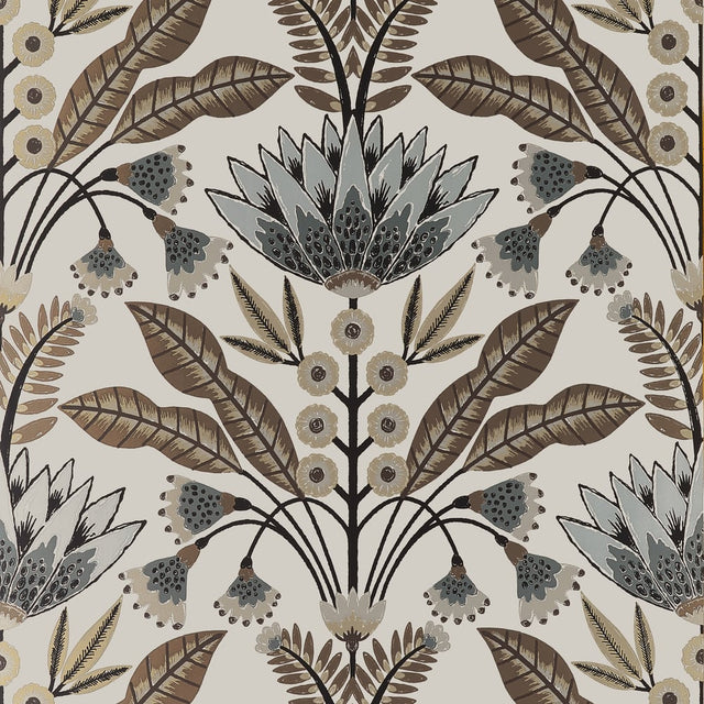 Thibaut LOTUS T14607 in Natural Wallpaper - FAIRHAVEN