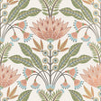Thibaut LOTUS T14609 in Apricot Wallpaper - FAIRHAVEN