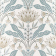 Thibaut LOTUS T14611 in Spa Blue Wallpaper - FAIRHAVEN