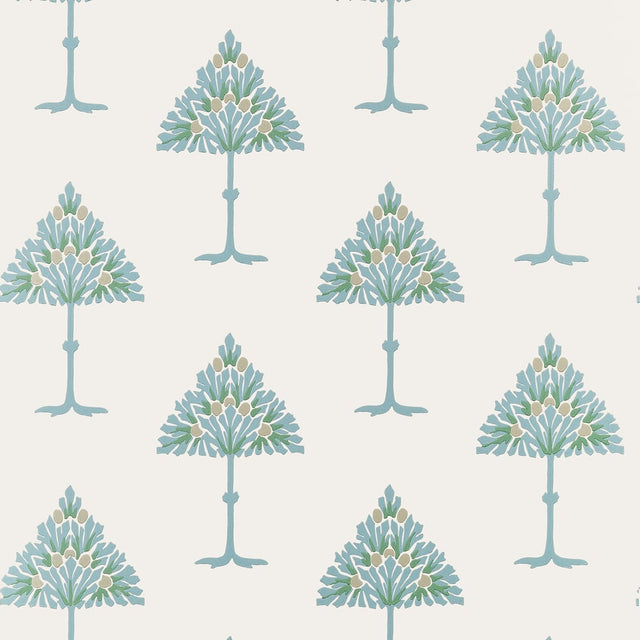 Thibaut MAY TREE T14613 in Spa Blue Wallpaper - FAIRHAVEN