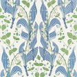 Thibaut HARBOR SPRINGS T14620 in Blue Wallpaper - FAIRHAVEN