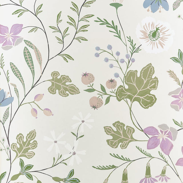 Thibaut BLOOM T14623 in Lilac Wallpaper - FAIRHAVEN