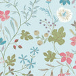 Thibaut BLOOM T14627 in Spa Blue Wallpaper - FAIRHAVEN