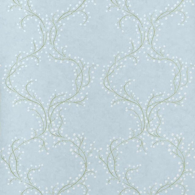 Thibaut MARKLE TRAIL T14641 in Spa Blue Wallpaper - FAIRHAVE