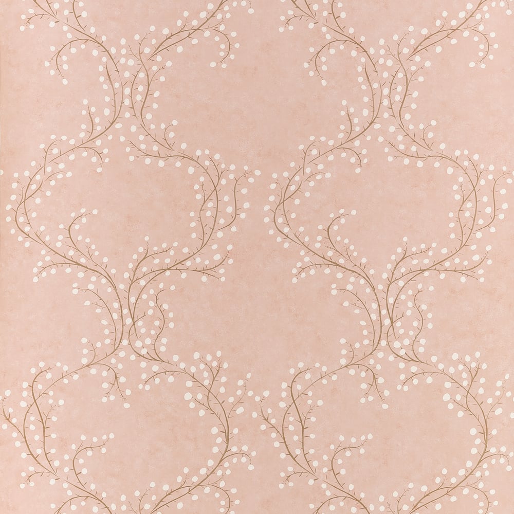 Thibaut MARKLE TRAIL T14643 in Soft Peach Wallpaper - FAIRHA