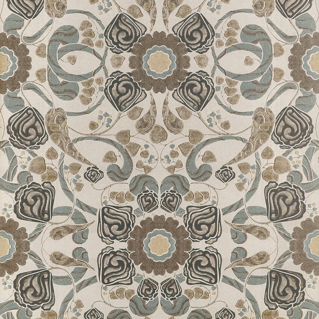 Thibaut MARGAUX T14647 in Brown Wallpaper - FAIRHAVEN