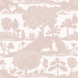 Thibaut LA FORÊT T14649 in Blush Wallpaper - FAIRHAVEN