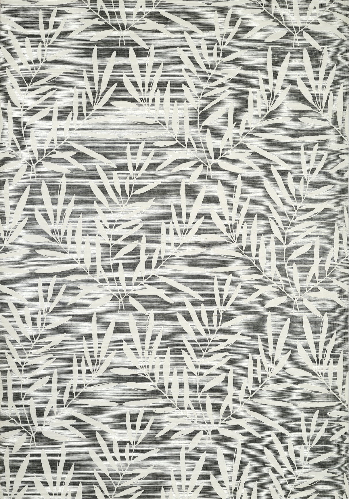 Thibaut T15801 SUMMER LEAVES Charcoal Wallpaper