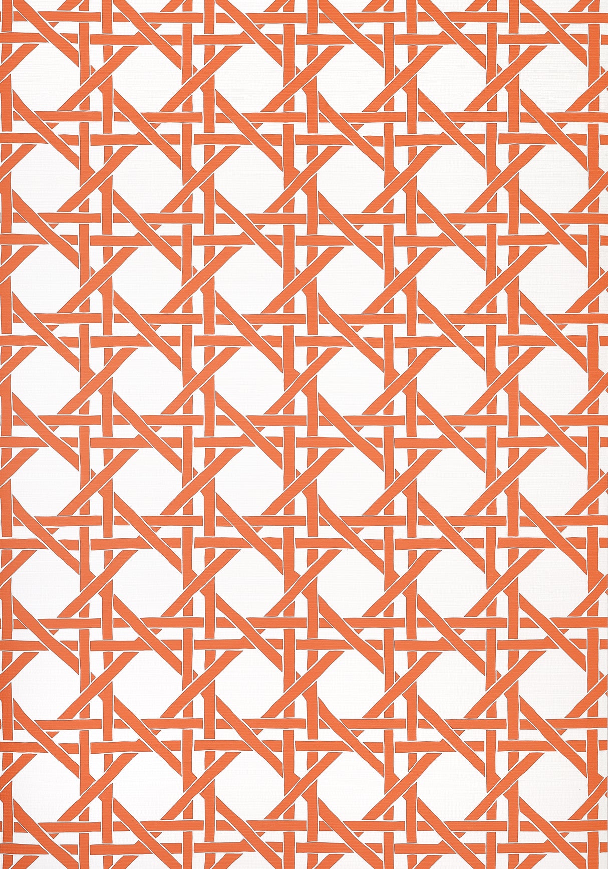 Thibaut T15818 CANARY TRELLIS Coral Wallpaper
