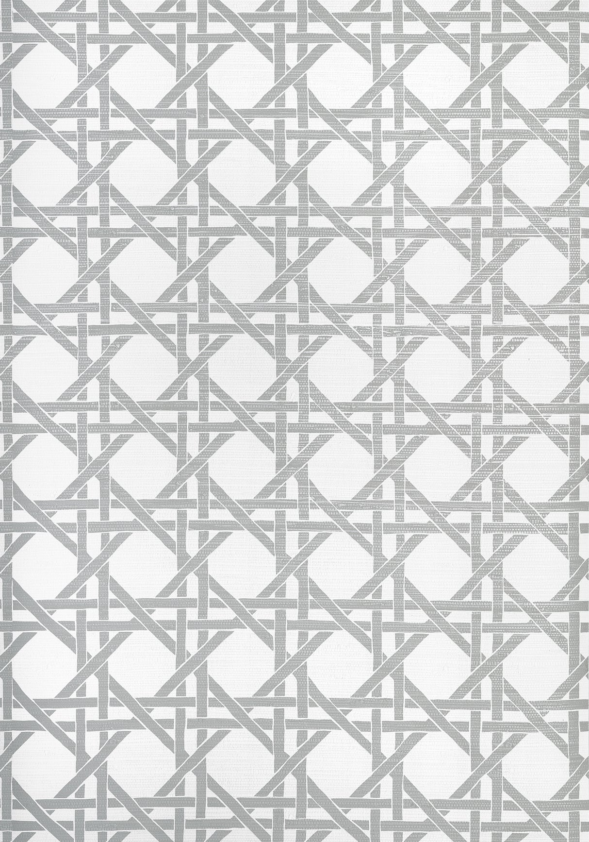 Thibaut T15822 CANARY TRELLIS Metallic Silver Wallpaper