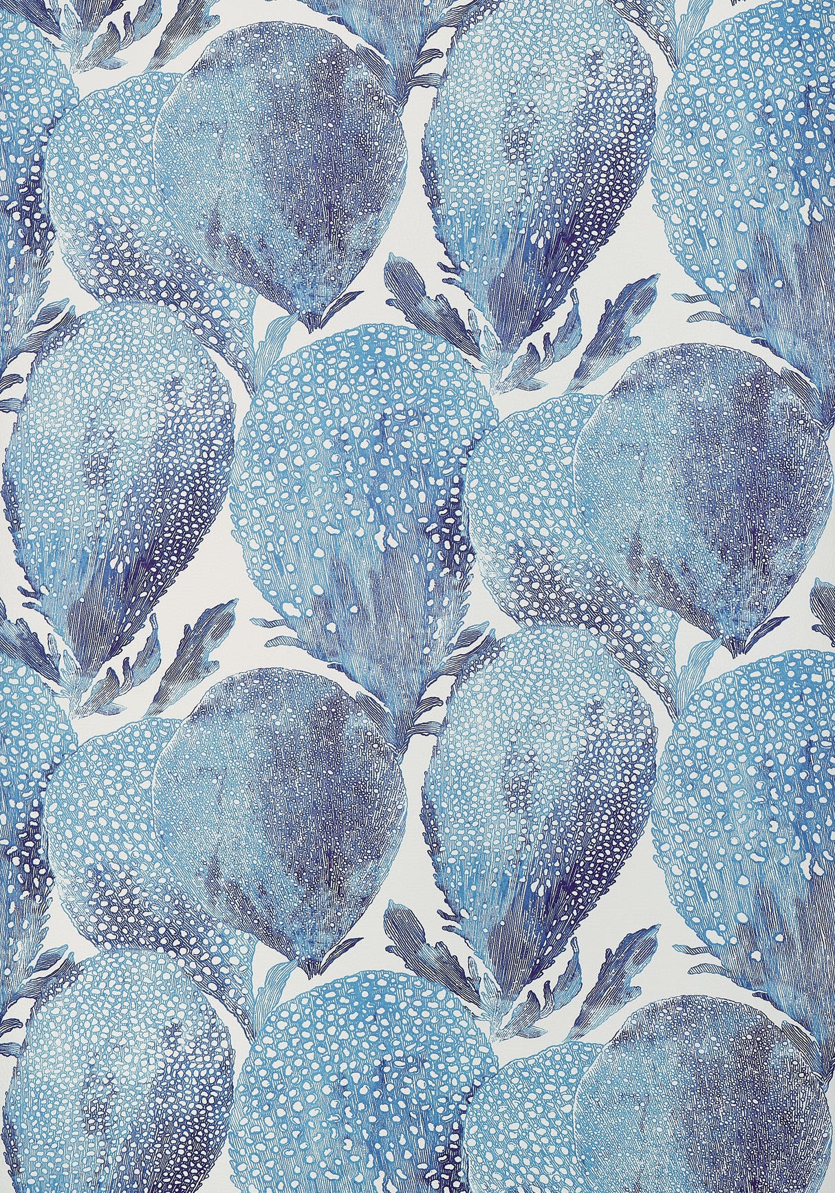 Thibaut T15823 UNDER THE SEA Turquoise and Plum Wallpaper