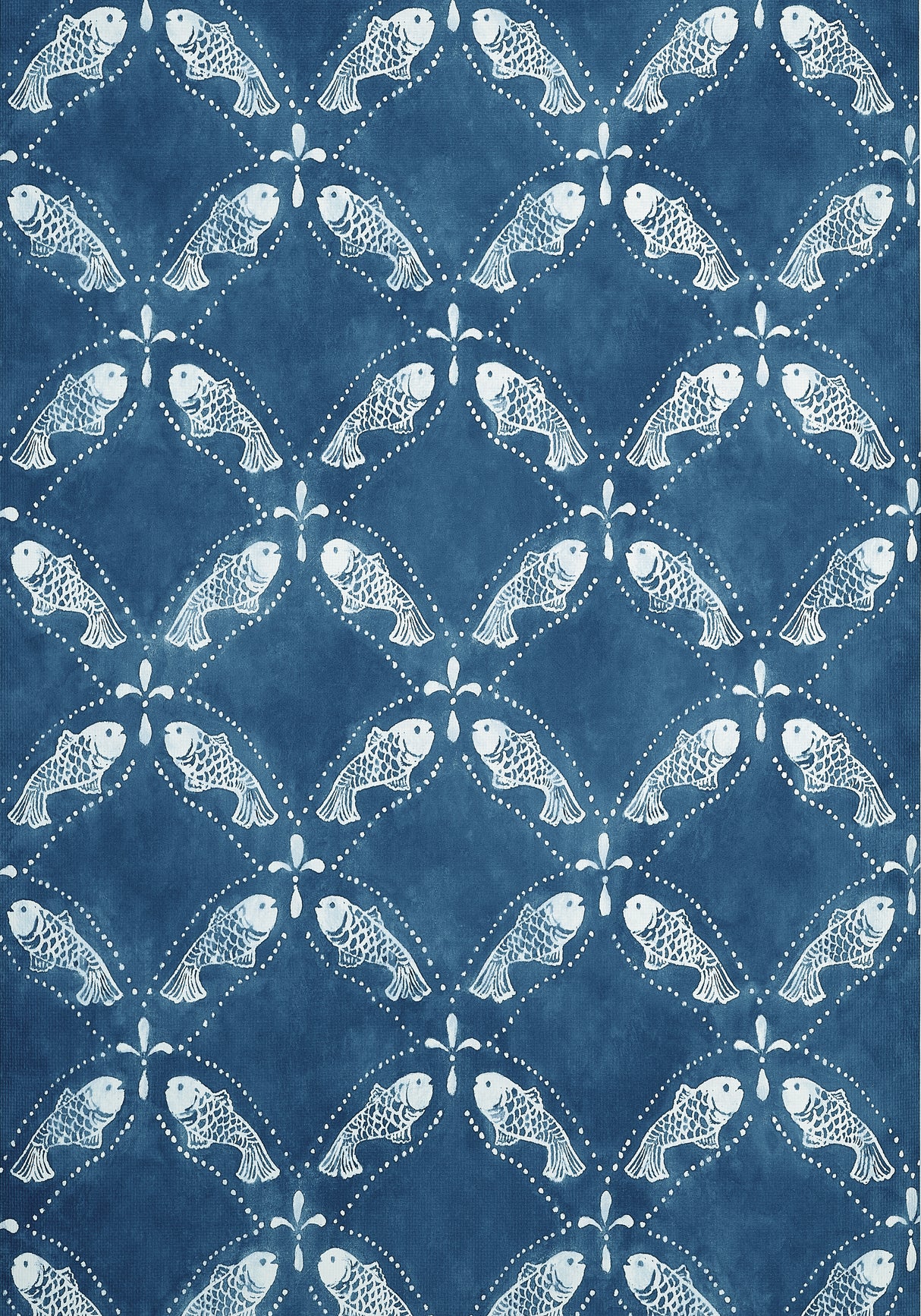 Thibaut T15834 SANTORINI Navy Wallpaper