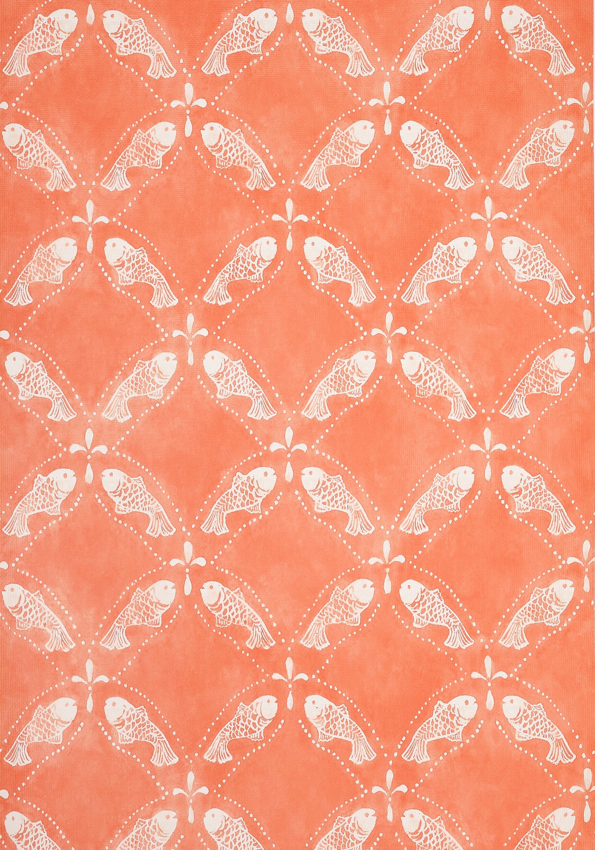 Thibaut T15836 SANTORINI Coral Wallpaper