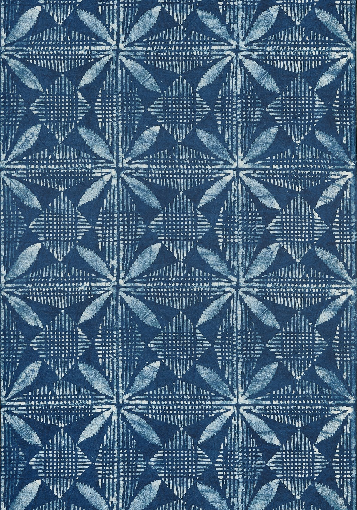 Thibaut T15837 TORTUGA BATIK Navy Wallpaper