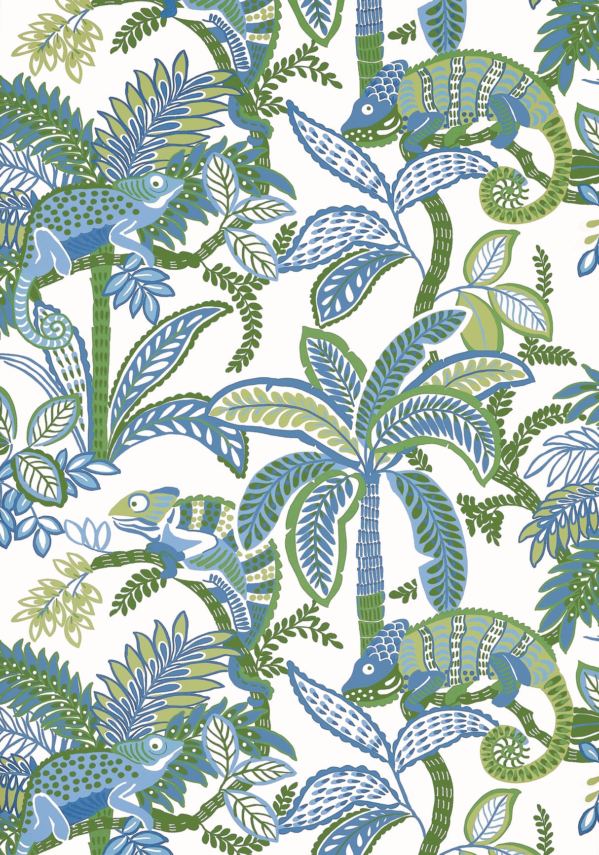 Thibaut T15845 IGGY Blue and Green Wallpaper