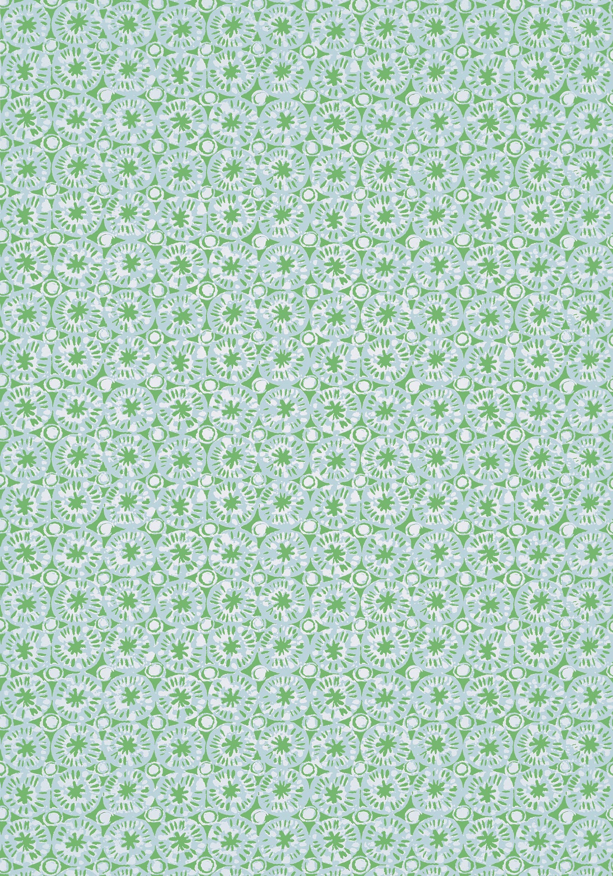 Thibaut T15856 SAND DOLLAR Green and Blue Wallpaper