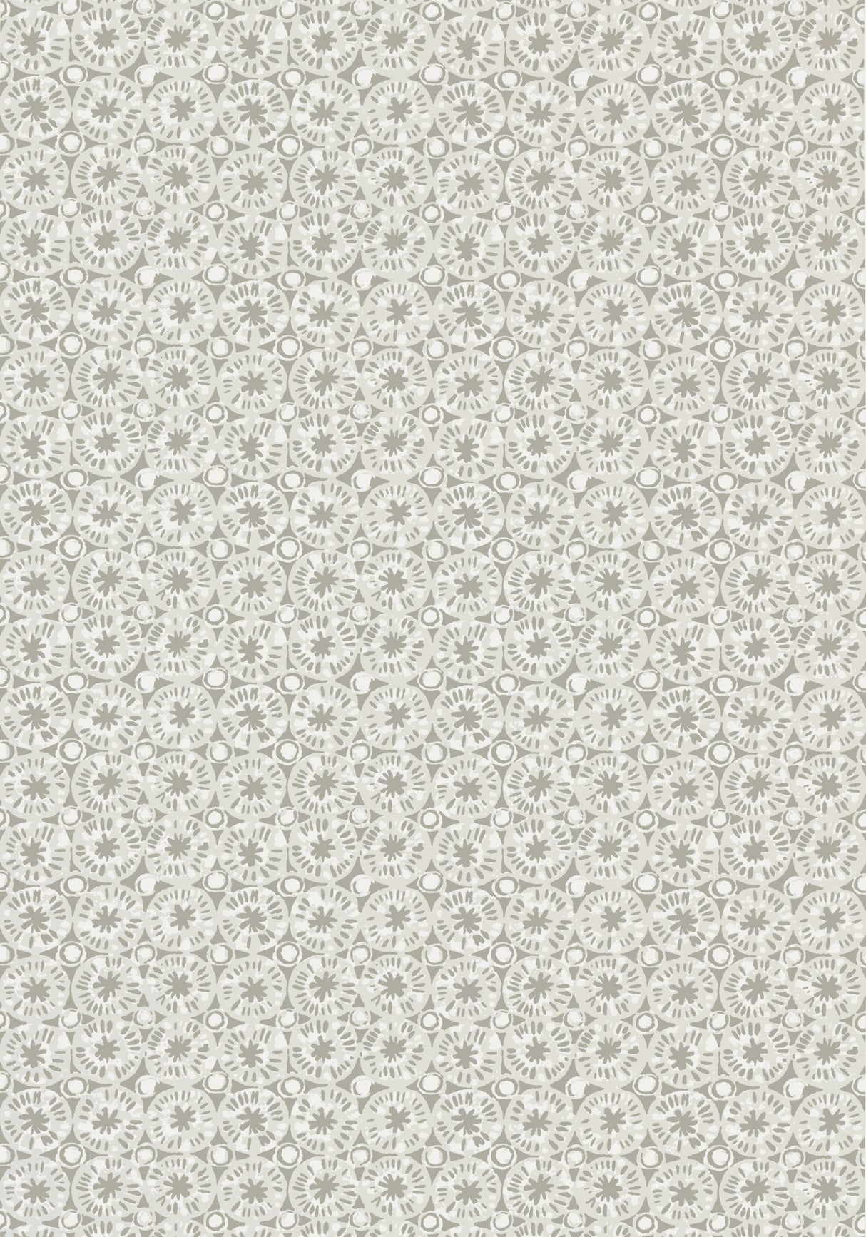 Thibaut T15859 SAND DOLLAR Pearl and Charcoal Wallpaper