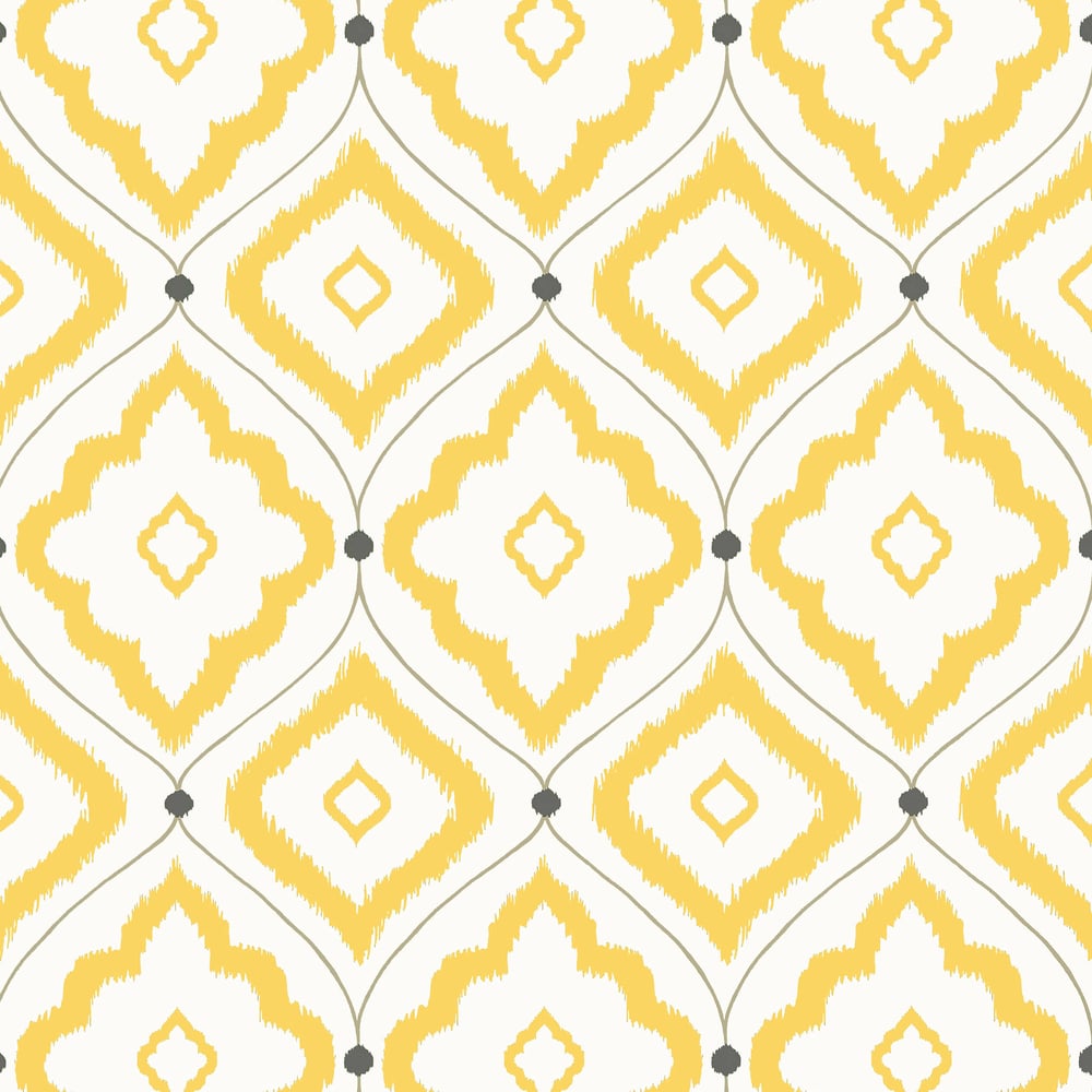 Thibaut T16054 BUNGALOW Yellow Wallpaper