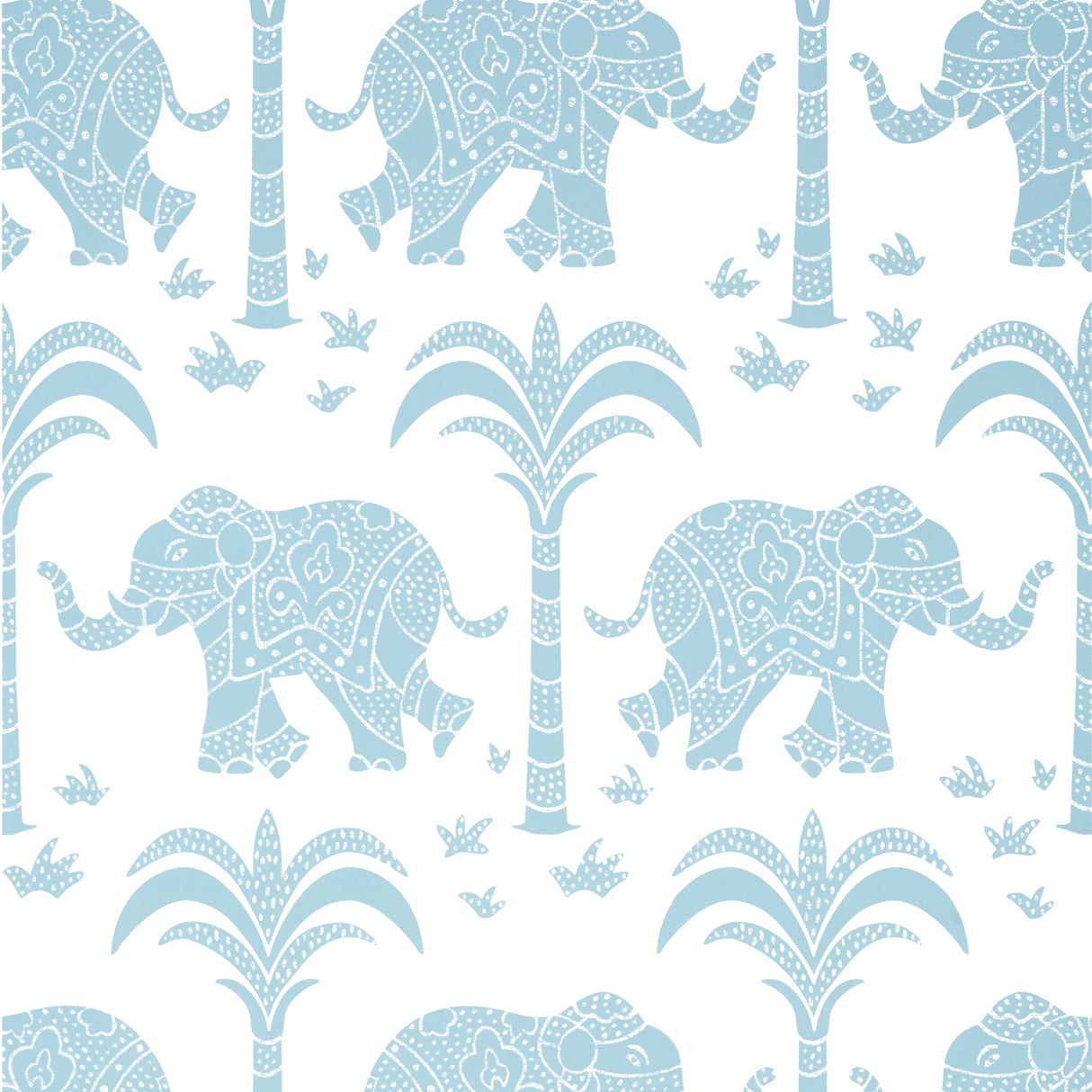 Thibaut T16204 ELEPHANT French Blue