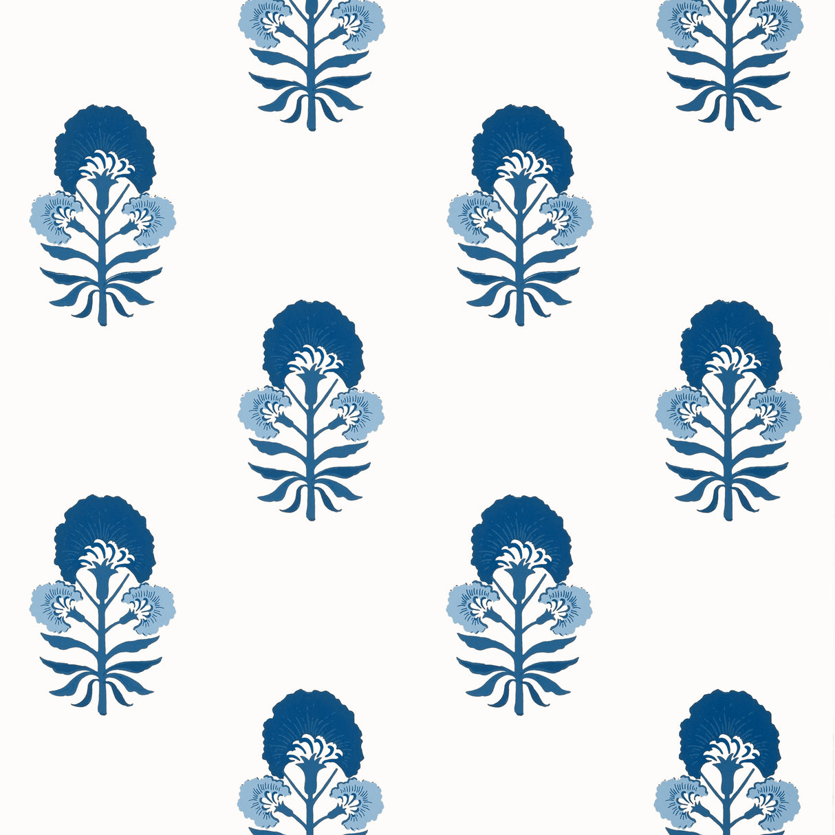 Thibaut T16217 TYBEE BUD Blue and White