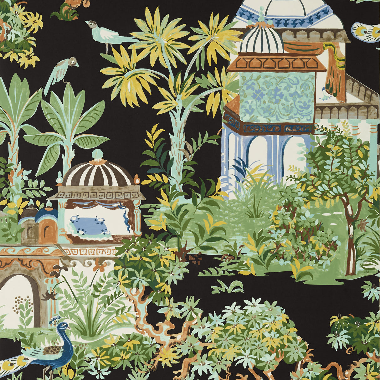 Thibaut T20825 MYSTIC GARDEN Black