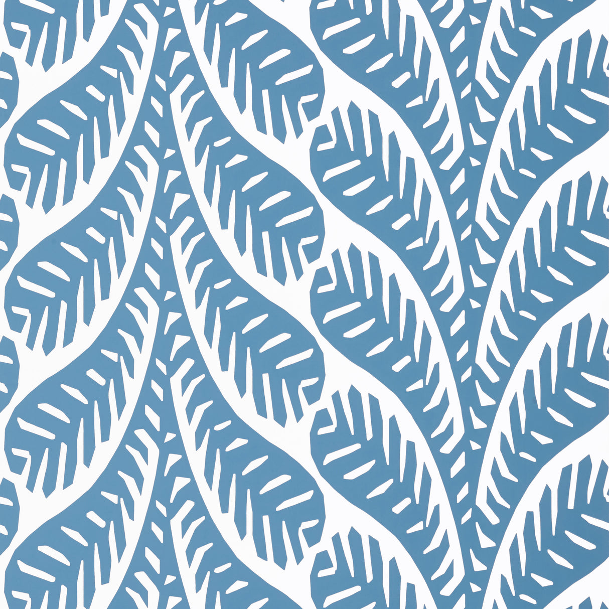 Thibaut T20848 GINGER Blue - Eade's Wallpaper